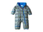 Columbia Kids Frosty Freezetm Bunting (infant) (cool Grey Zigzag Print) Kid's Jumpsuit & Rompers One Piece