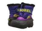 Sorel Kids Snow Commander (toddler/little Kid) (grape Juice/bright Plum) Girls Shoes