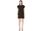 Kate Spade New York Dashing Beauty Ruffle Crepe Dress (black) Women's Dress