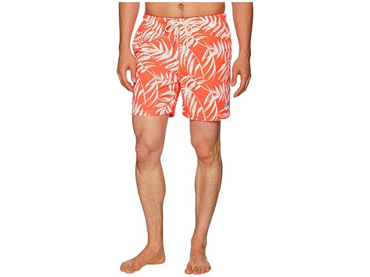 Tommy Bahama Naples Muy Caliente Swim Trunk (electric Coral) Men's Swimwear