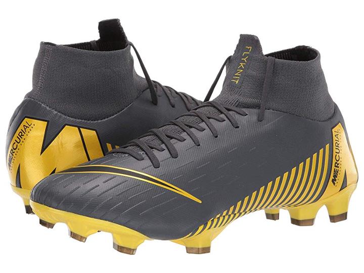 Nike Superfly 6 Pro Fg (dark Grey/black/opti Yellow) Men's Soccer Shoes