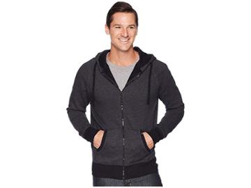 Pact Premium Organic Cotton Hoodie (charcoal Heather) Men's Sweatshirt
