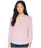 Splendid Vintage Whisper Blouse (vintage Rose Dust) Women's Long Sleeve Pullover