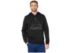 Reebok Elements Big Logo Hoodie (black) Men's Sweatshirt