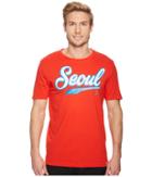 Puma Breakdance Tee (flame Scarlet/seoul) Men's T Shirt