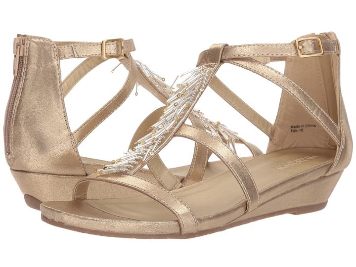 Kenneth Cole Reaction Great Falls (soft Gold Smooth) Women's Sandals