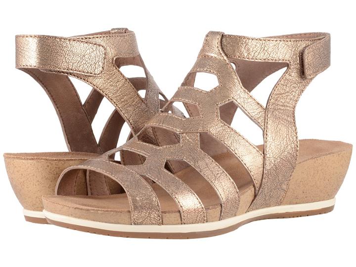 Dansko Valentina (gold Nappa) Women's  Shoes