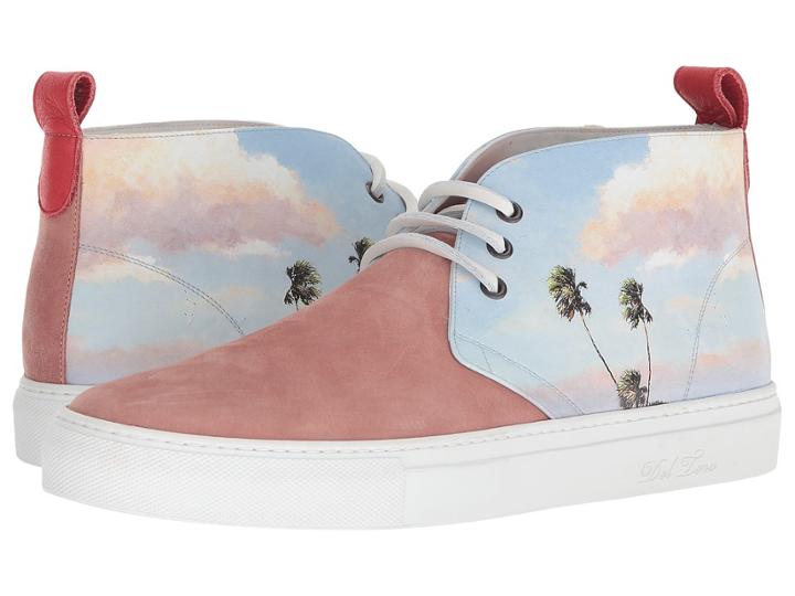 Del Toro High Top Chukka Sneaker (pink Photo Print) Men's Shoes