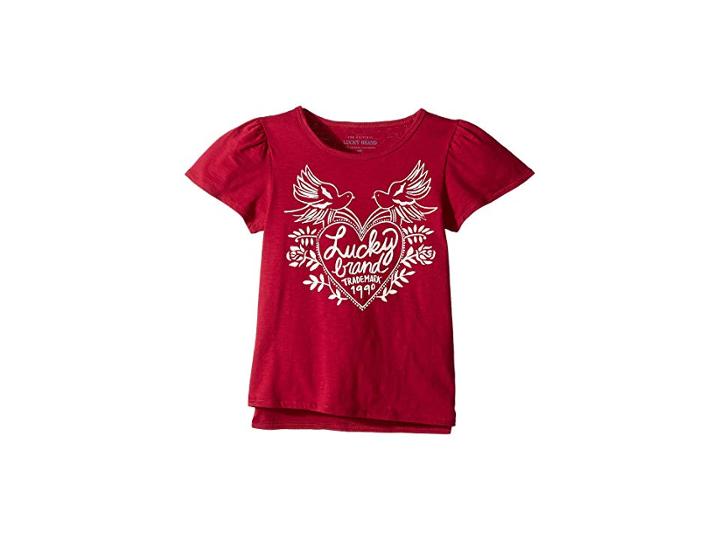 Lucky Brand Kids Kieron Tee (little Kids) (dutch Tulips) Girl's T Shirt