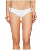 Vitamin A Swimwear Jaydah Braid Bottom Full (white Ecolux) Women's Swimwear