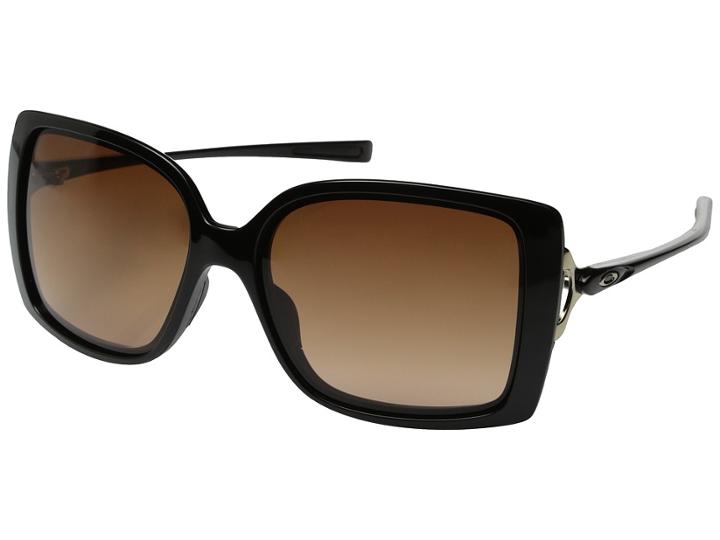 Oakley Splash (vr50 Brown Gradient W/ Polished Black) Fashion Sunglasses