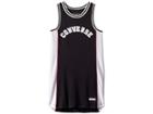 Converse Kids Basketball Jersey Dress (big Kids) (black) Girl's Dress
