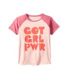 Peek Girl Power Tee (toddler/little Kids/big Kids) (pink) Girl's T Shirt