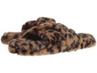 Steve Madden Crossy (leopard Fabric) Women's Slippers