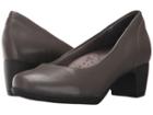 Softwalk Imperial Ii (dark Grey Professional Leather) High Heels