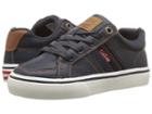 Levi's(r) Shoes Turner Nappa (toddler/little Kid/big Kid) (navy/tan) Men's  Shoes