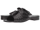 Sesto Meucci Gabbey (black Nappa/white/black Tassels) Women's Sandals