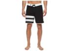 Hurley Phantom Block Party Solid 18 Boardshorts (black) Men's Swimwear