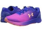 Under Armour Kids Ua Ggs Charged Bandit 4 (big Kid) (team Royal/fluo Fuchsia/peach Horizon) Girls Shoes