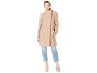 Kenneth Cole New York Asymmetrical Pressed Boucle Wool Coat (blush) Women's Coat