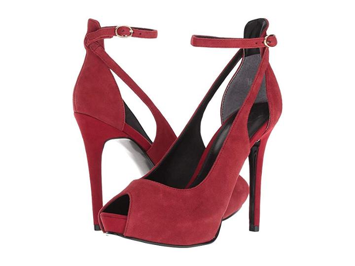 Guess Holie (red Suede) High Heels