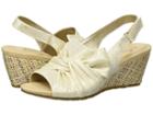 Bandolino Gayla (gold Metallic Coated Linen) Women's Shoes