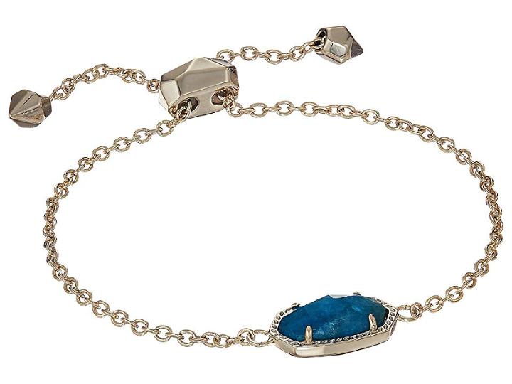 Kendra Scott Elaina Bracelet (brass/aqua Apatite) Bracelet