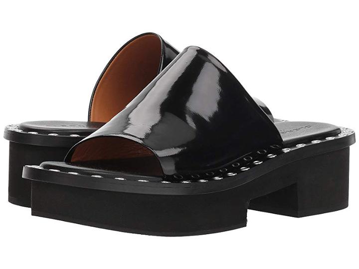 Clergerie Blanca (black Spazzolato) Women's Sandals