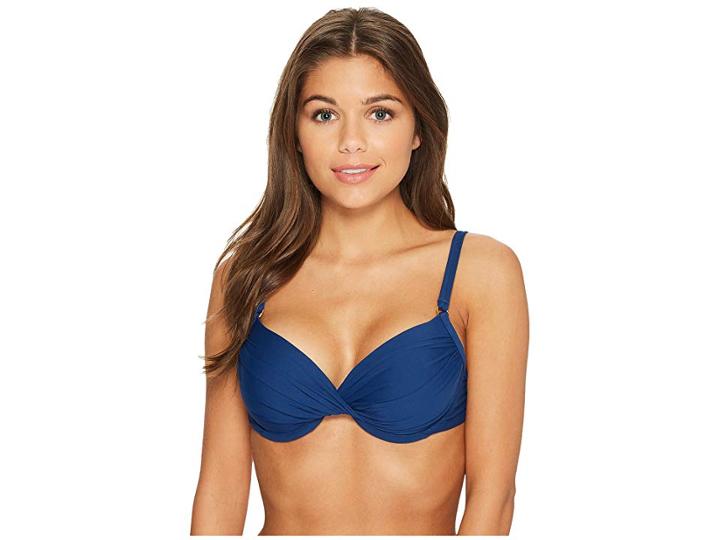 Bleu Rod Beattie Kore Ots Underwire Bikini Top (navy) Women's Swimwear