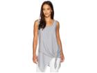 Karen Kane Asymmetric Knot Top (stripe) Women's Clothing