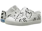 Native Kids Shoes Jefferson Print (toddler/little Kid) (shell White/shell White/animalia) Kids Shoes