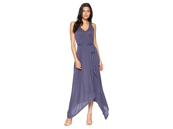 Lucky Brand Sandwash Maxi Dress (navy) Women's Dress
