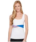 Eleven By Venus Williams Aztec Collection Drill Tank Top (white) Women's Sleeveless