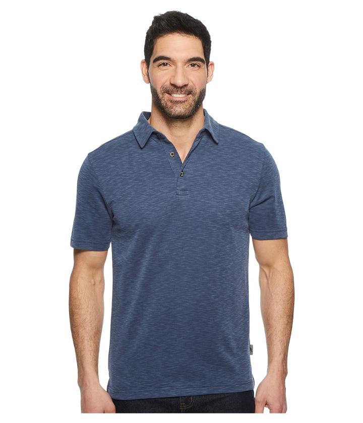 Royal Robbins Great Basin Dry Polo (collins Blue) Men's Short Sleeve Pullover