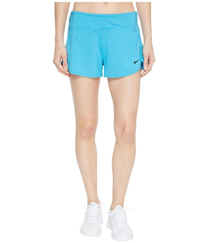 Nike Cover-up Shorts (light Blue Fury) Women's Swimwear