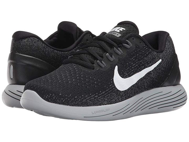 Nike Lunarglide 9 (black/white/dark Grey/wolf Grey) Women's Running Shoes