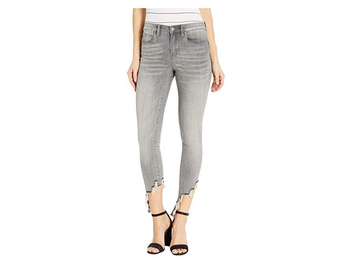 Blank Nyc Asymmetrical Released Hem Skinny In Skyscraper (skyscraper) Women's Jeans