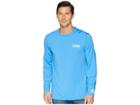 Vineyard Vines Shark Week Performance Sport T-shirt (hull Blue) Men's T Shirt