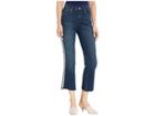 Juicy Couture Denim Crop Flare Jeans With Side Stripe (la Cienega Wash) Women's Jeans