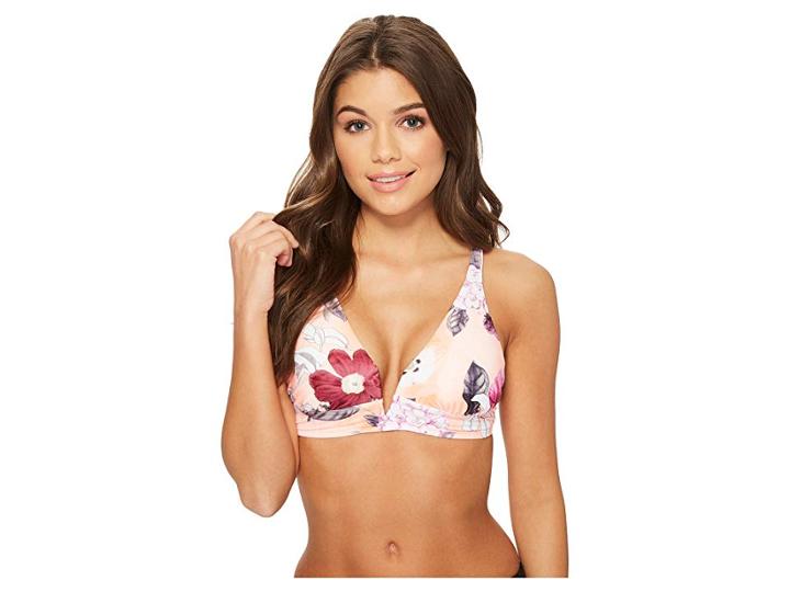 Seafolly Modern Love Longline Tri Top (peach) Women's Swimwear