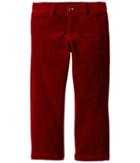 Polo Ralph Lauren Kids Slim Fit Stretch Corduroy Pants (toddler) (holiday Red) Boy's Casual Pants