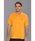 Lacoste Classic Pique Polo Shirt (tangerine) Men's Short Sleeve Knit
