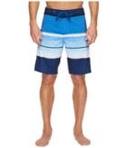 Quiksilver Slab Logo Vee 20 Boardshorts (turkish Sea) Men's Swimwear