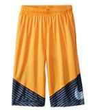 Nike Kids Elite Performance Basketball Short (little Kids/big Kids) (vivid Orange/anthracite/metallic Silver) Boy's Shorts
