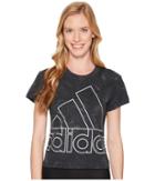 Adidas Sport Id Slim Tee (black) Women's T Shirt