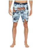 Vissla Mysty Mountain Four-way Stretch Boardshorts 20 (light Blue) Men's Swimwear