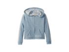 Roxy Kids Listen Closely Zip Hoodie (big Kids) (storm Blue Heather) Girl's Sweatshirt