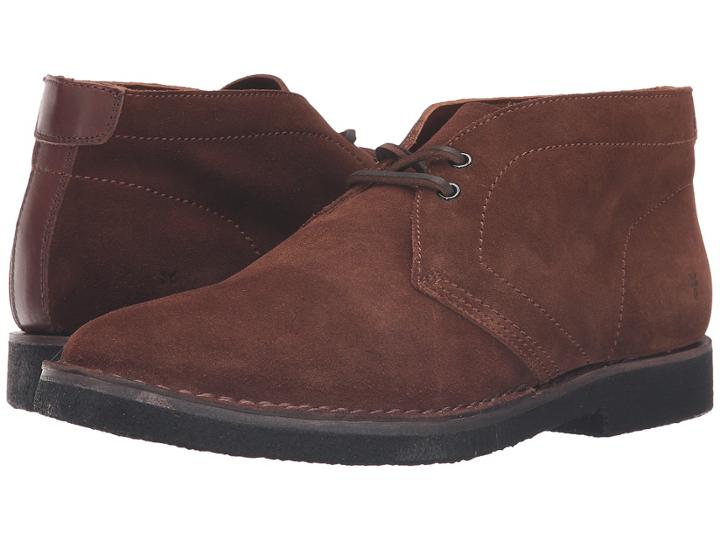 Frye Arden Chukka (brown Oiled Suede) Men's Lace-up Boots