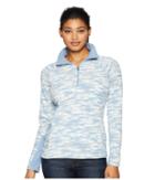 Columbia Glacialtm Iv Print 1/2 Zip (dark Mirage Fractal Print) Women's Clothing