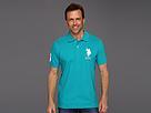 U.s. Polo Assn - Solid Polo With Big Pony (teal Green)